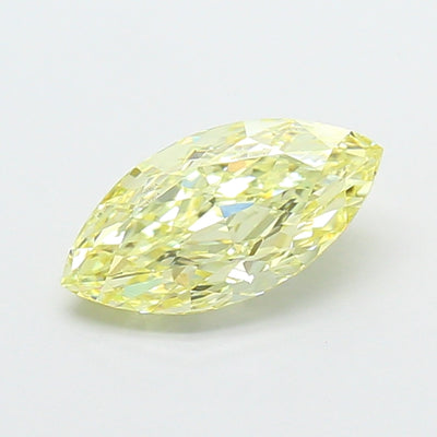 1.13 carat fancy yellow marquise lab grown diamond VVS2 clarity