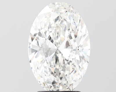 3.03 carat oval lab grown diamond G color VS1 clarity