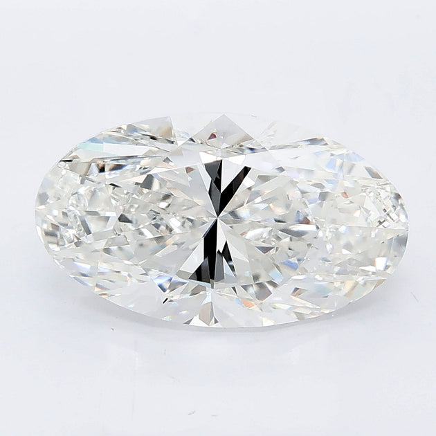 3.50 carat moval lab grown diamond E color VVS2 clarity