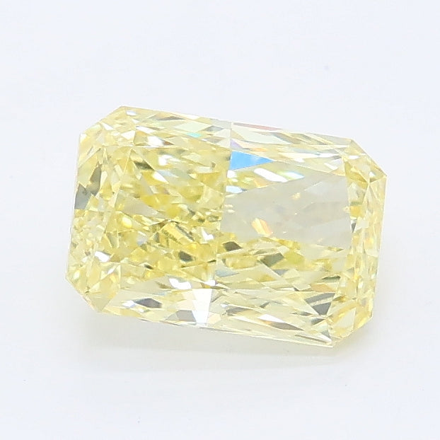 1.10 carat fancy intense yellow radiant lab grown diamond VVS2 clarity