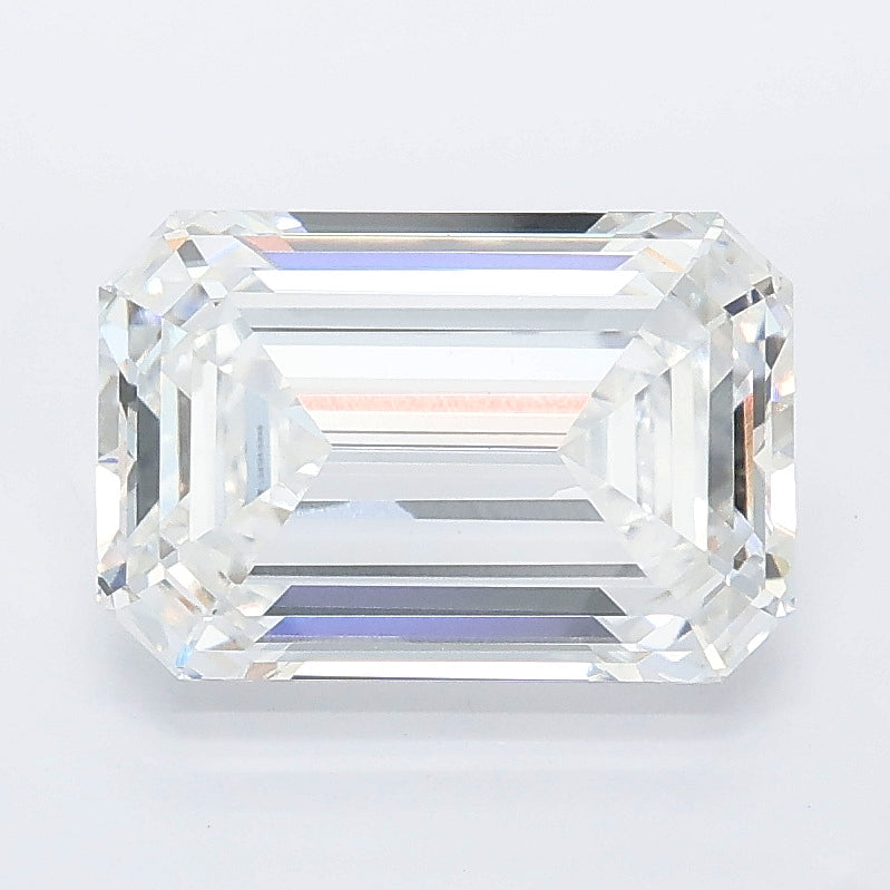 3.10 carat emerald lab grown diamond D color VS1 clarity