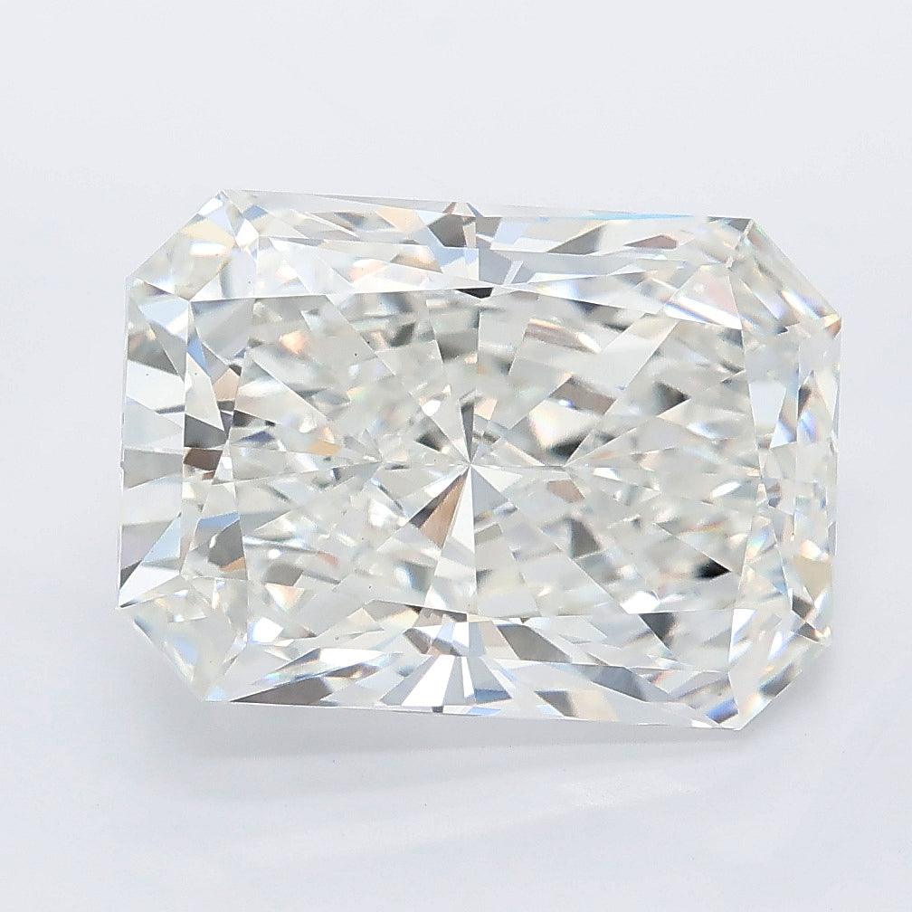 6.02 carat radiant lab grown diamond F color VVS2 clarity