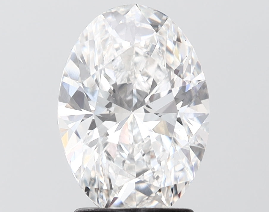 2.51 carat oval lab grown diamond E color VS1 clarity