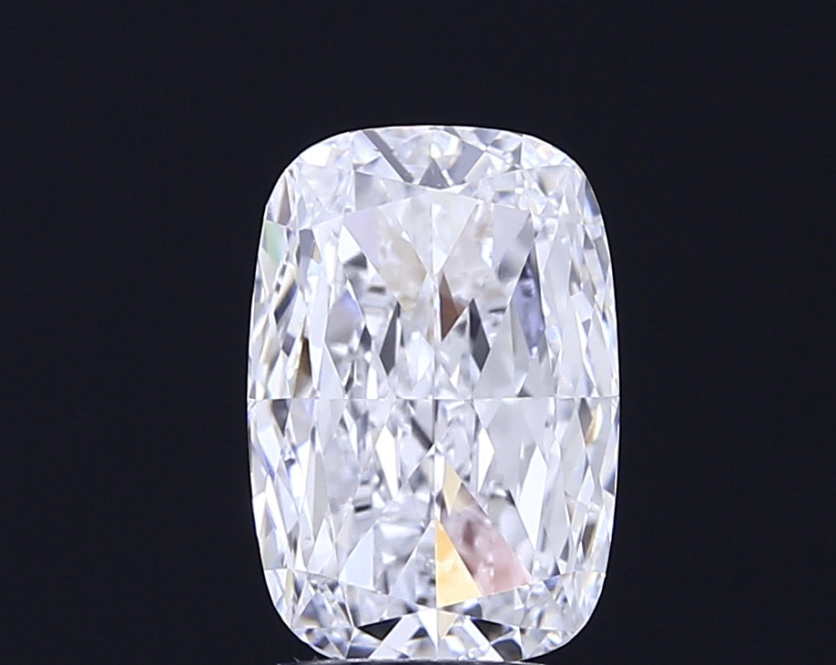 3.02 carat cushion lab grown diamond E color VVS2 clarity