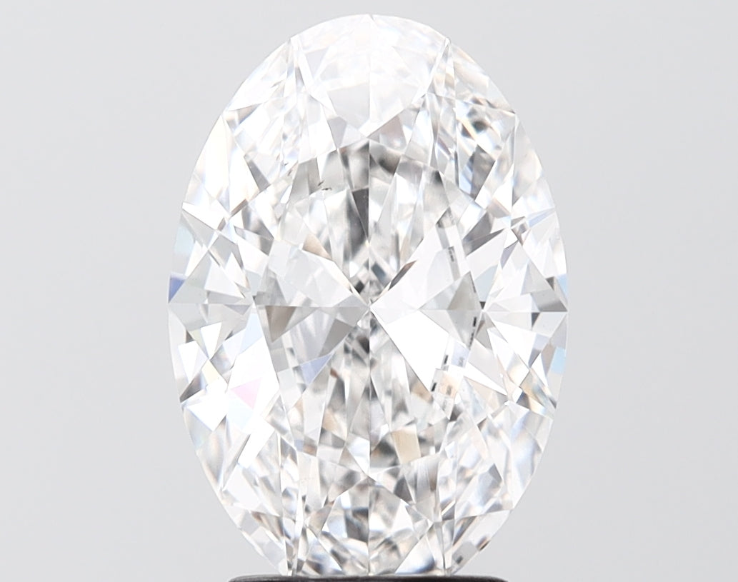 3.01 carat oval lab grown diamond E color VS1 clarity
