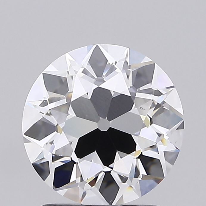 2.01 carat old european lab grown diamond E color VS1 clarity