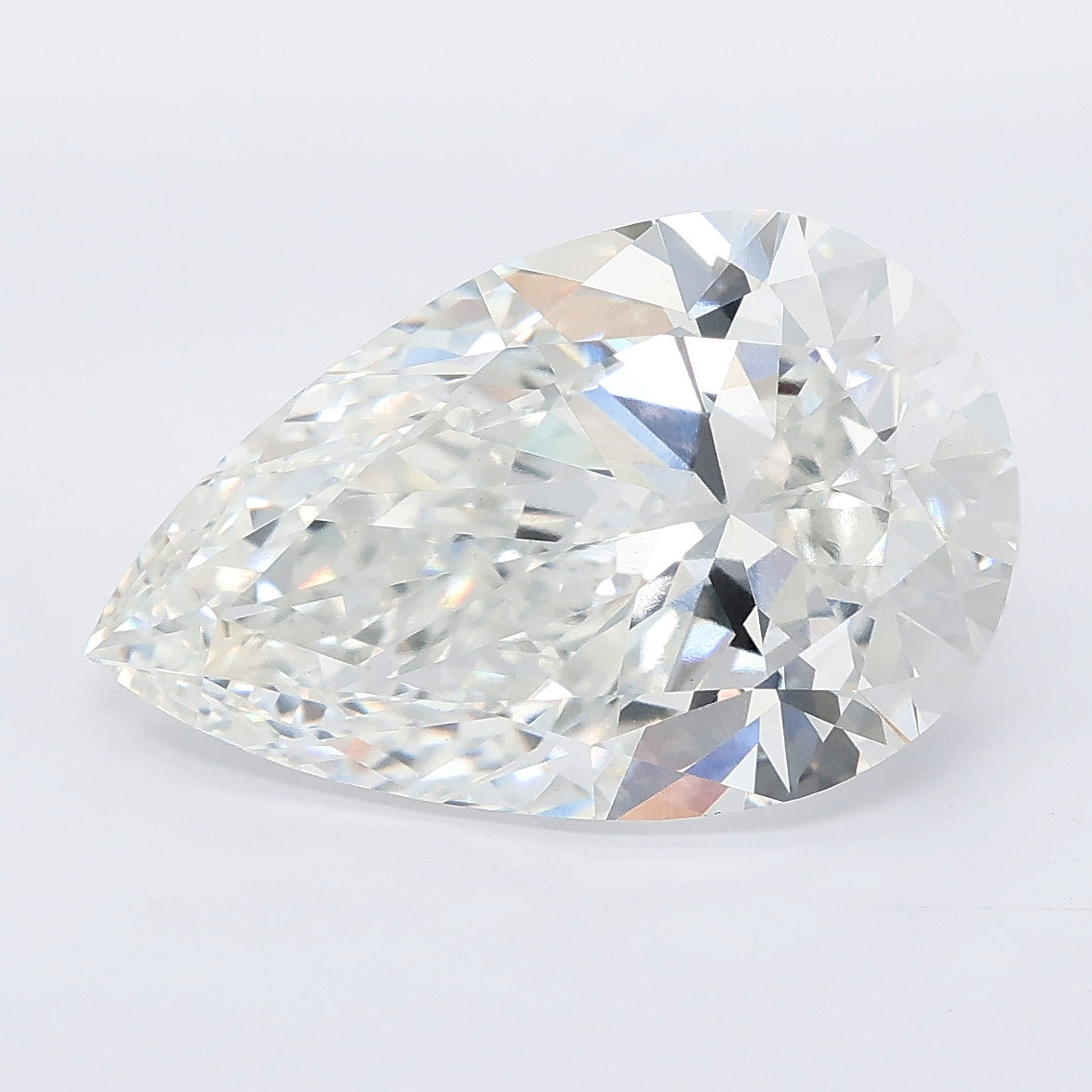6.29 carat pear lab grown diamond E color VVS2 clarity