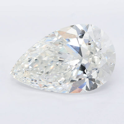 6.29 carat pear lab grown diamond E color VVS2 clarity