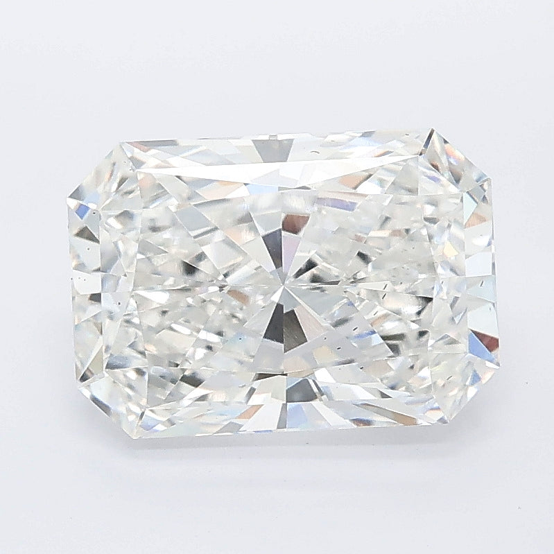 2.55 carat radiant lab grown diamond E color VS2 clarity