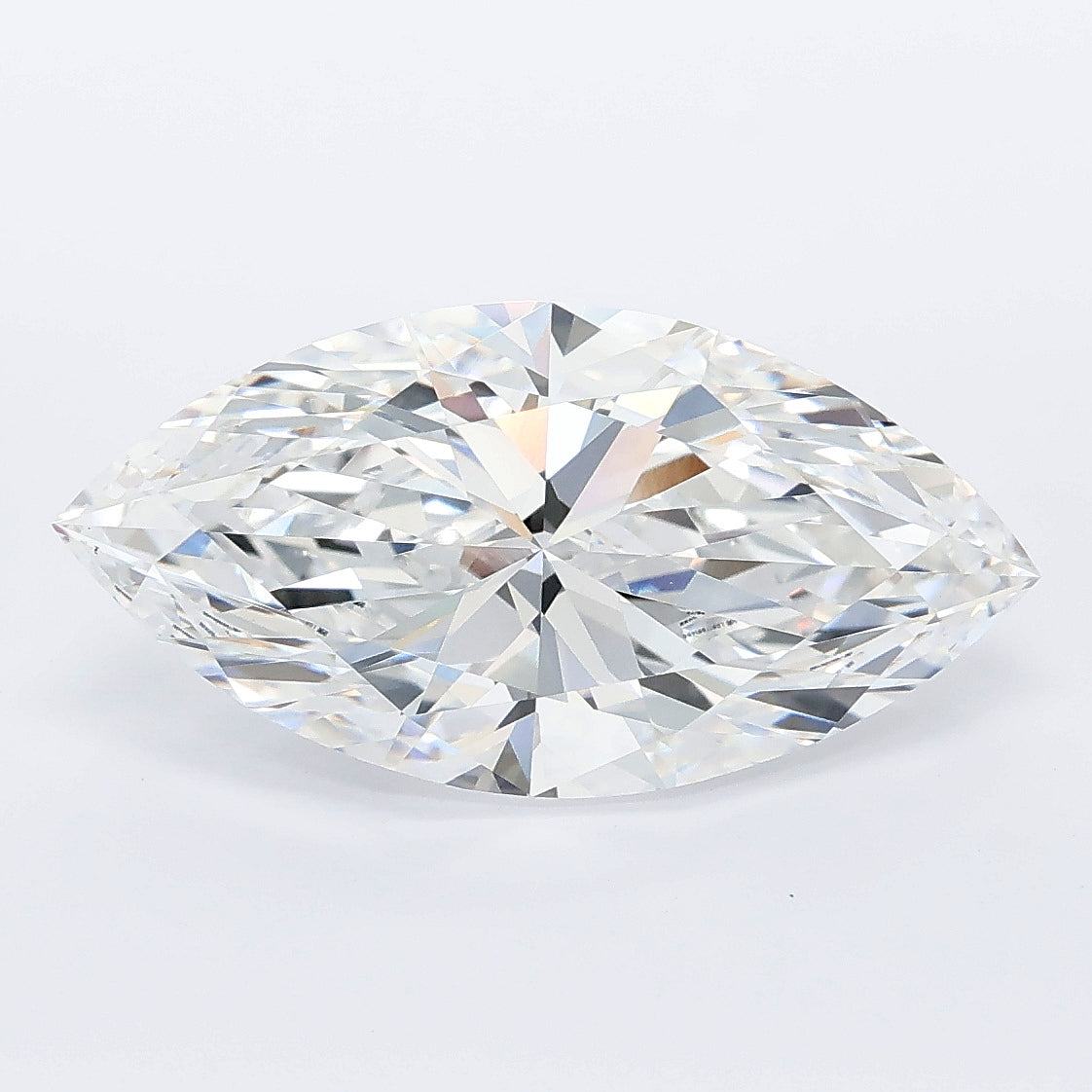 4.07 carat marquise lab grown diamond E color VVS2 clarity
