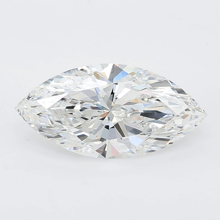 1.59 carat marquise lab grown diamond E color VVS2 clarity