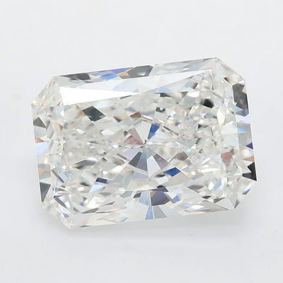 5.26 carat radiant lab grown diamond F color VVS2 clarity