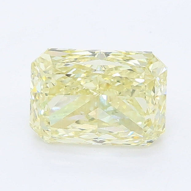 1.28 carat fancy intense yellow radiant lab grown diamond VVS2 clarity