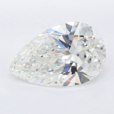6.25 carat pear lab grown diamond F color VVS2 clarity