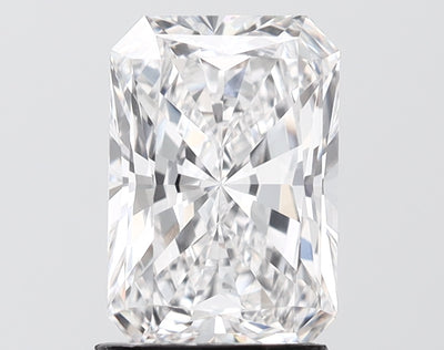 2.08 carat radiant lab grown diamond E color VS1 clarity