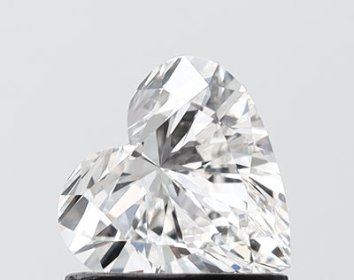 1.04 carat heart lab grown diamond E color VVS2 clarity