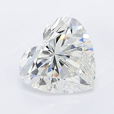 1.05 carat heart lab grown diamond E color VS1 clarity