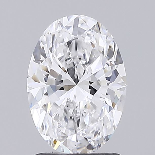 1.11 carat oval lab grown diamond D color VS1 clarity