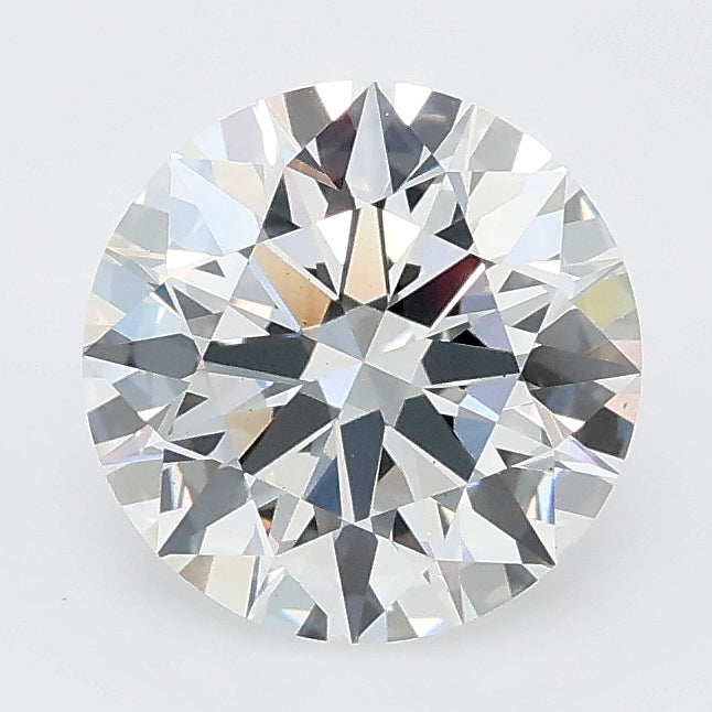 2.04 carat round lab grown diamond E color VS1 clarity