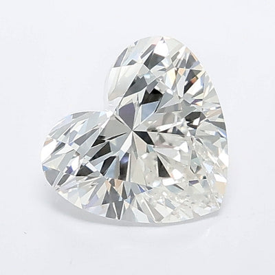 1.06 carat heart lab grown diamond F color VS1 clarity