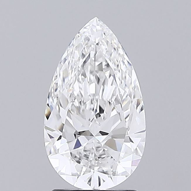 1.79 carat pear lab grown diamond E color VVS2 clarity