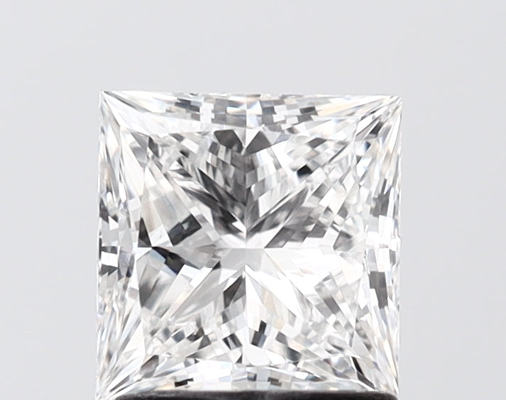 1.49 carat princess lab grown diamond F color VS2 clarity