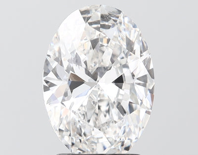 2.54 carat oval lab grown diamond E color VS1 clarity