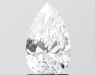 2.09 carat pear lab grown diamond D color VS1 clarity