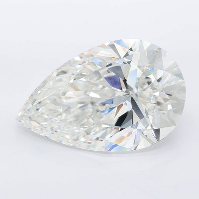12.02 carat pear lab grown diamond E color VVS2 clarity