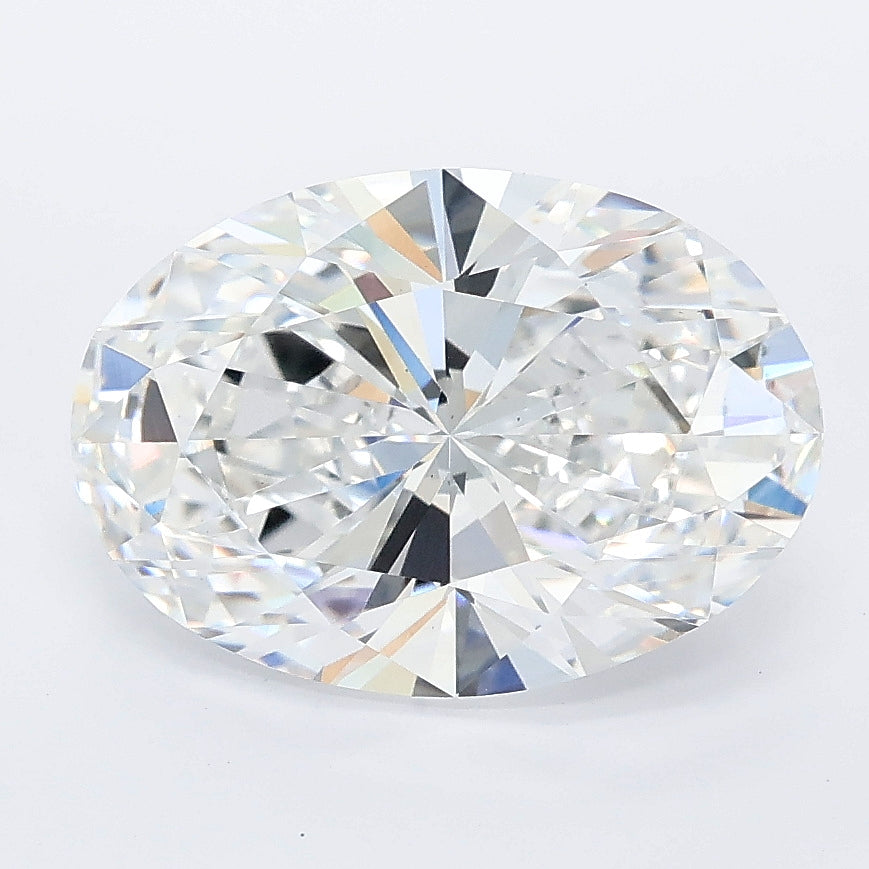 3.53 carat oval lab grown diamond D color VS1 clarity