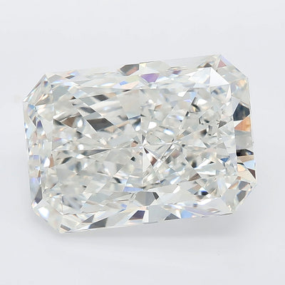 6.27 carat radiant lab grown diamond F color VVS2 clarity