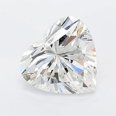 1.00 carat heart lab grown diamond E color VS1 clarity