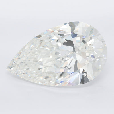 14.02 carat pear lab grown diamond F color VVS2 clarity