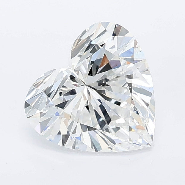 1.27 carat heart lab grown diamond E color VS1 clarity