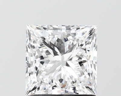 1.50 carat princess lab grown diamond D color VS1 clarity