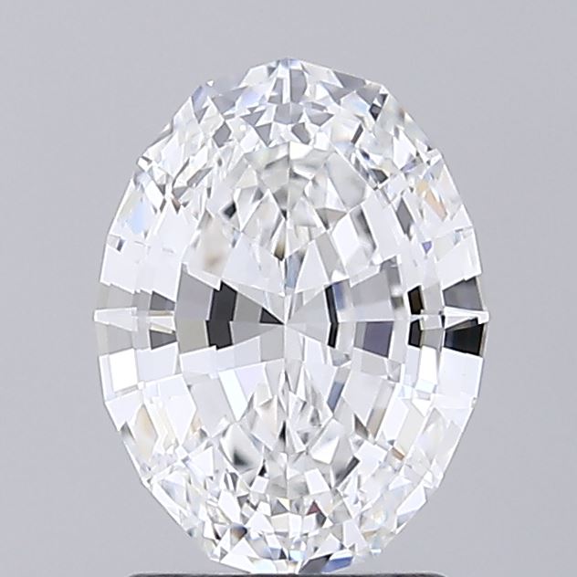 2.02 carat oval lab grown diamond E color VVS2 clarity
