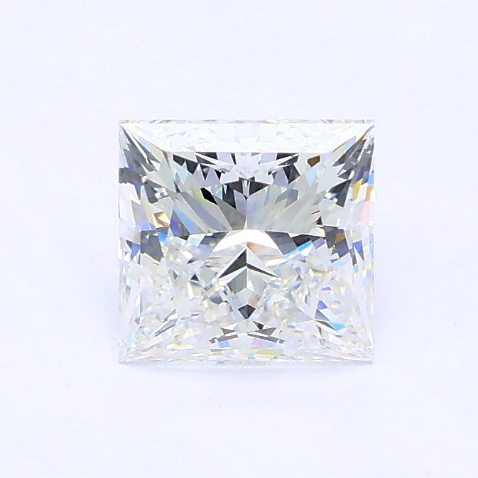 1.08 carat princess lab grown diamond D color VVS2 clarity