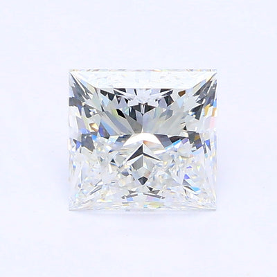1.08 carat princess lab grown diamond D color VVS2 clarity