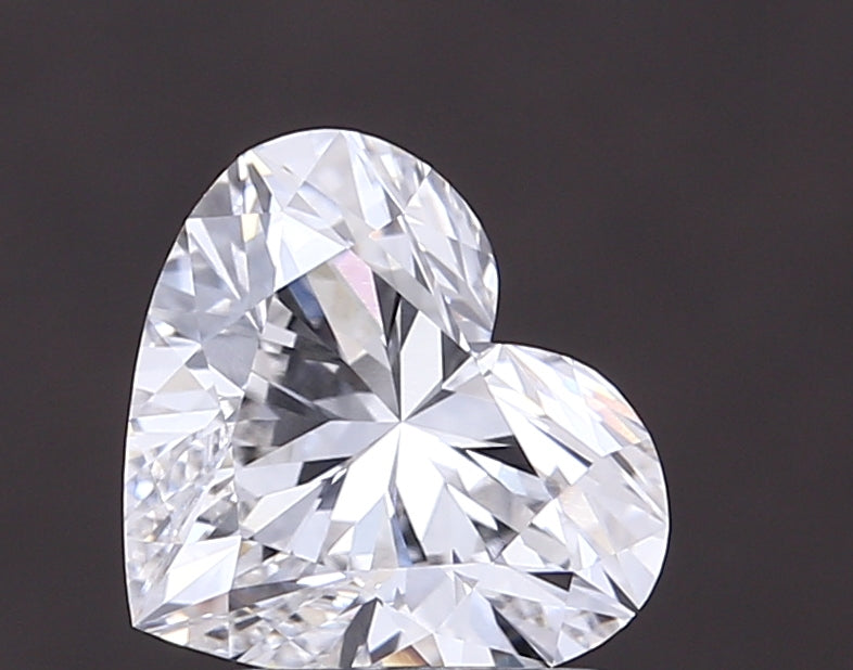 8.01 carat heart lab grown diamond E color VVS2 clarity