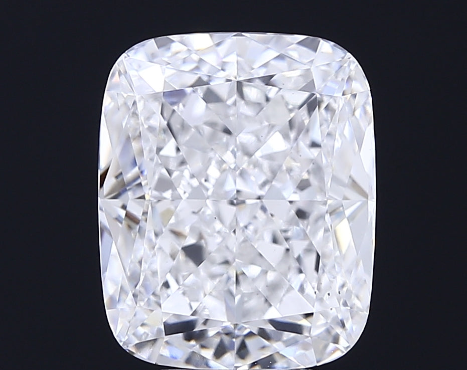 7.05 carat cushion lab grown diamond E color VS2 clarity