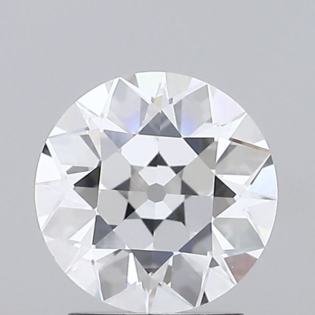 2.03 carat old european lab grown diamond D color VVS2 clarity