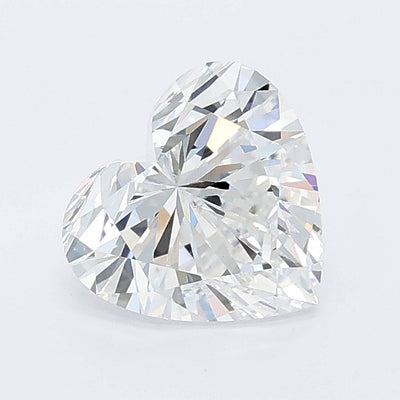 1.05 carat heart lab grown diamond D color VVS2 clarity
