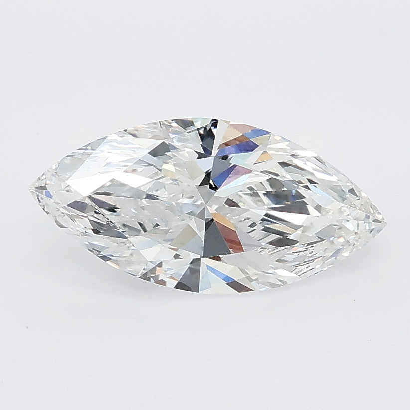 1.28 carat marquise lab grown diamond E color VVS2 clarity