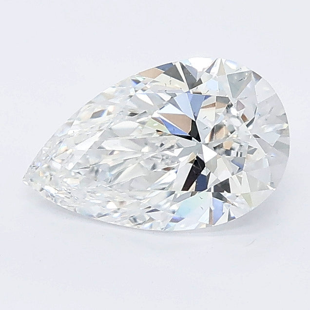 1.04 carat pear lab grown diamond D color VS2 clarity