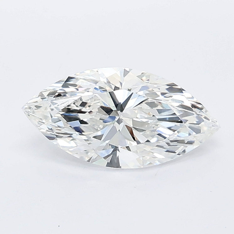 1.00 carat marquise lab grown diamond E color VVS2 clarity