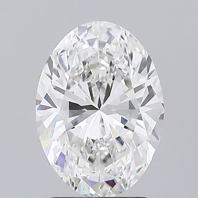 7.53 carat oval lab grown diamond E color VVS2 clarity