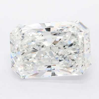 7.08 carat radiant lab grown diamond E color VS1 clarity