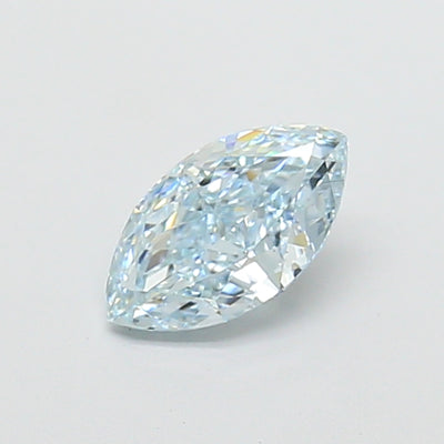 1.04 carat fancy greenish blue marquise lab grown diamond VS1 clarity