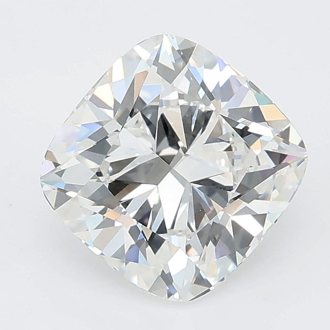 2.22 carat cushion lab grown diamond E color VVS2 clarity