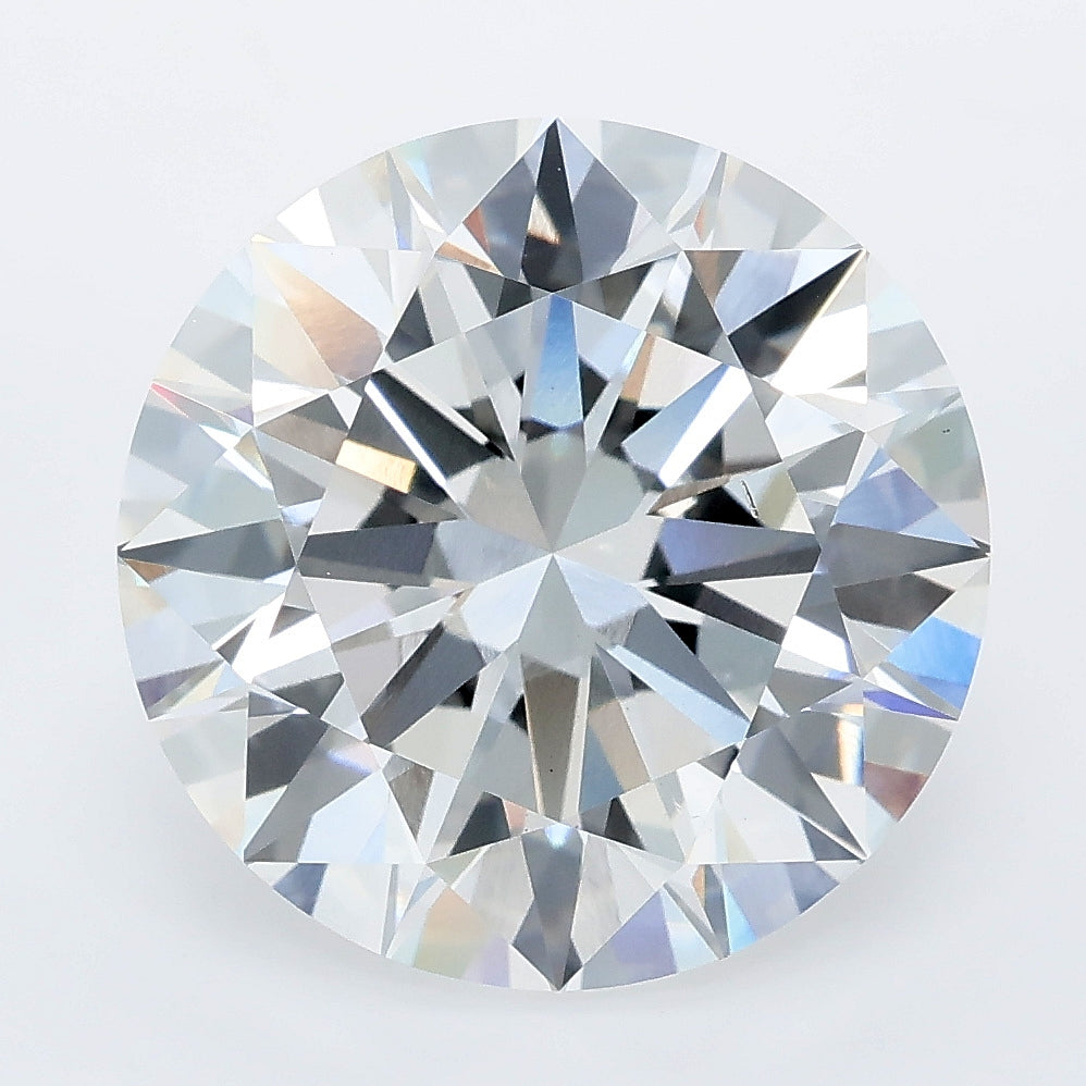 8.06 carat round lab grown diamond E color VS1 clarity
